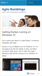Mobile Screenshot of agileramblings.com